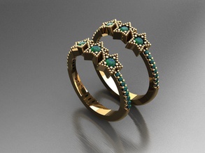 t064 diamante solitario anillo gemas joyería joya Moda oro diseño plata lujo elegante brillante collar pulsera arete colgante pendiente zafiro mujer anillos entrometido 3d print model - Mito3D