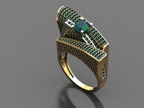 t146 diamante solitario anillo gemas joyería joya Moda oro diseño plata elegante brillante collar pulsera arete colgante pendiente zafiro mujer anillos Boda 3d print model - Mito3D