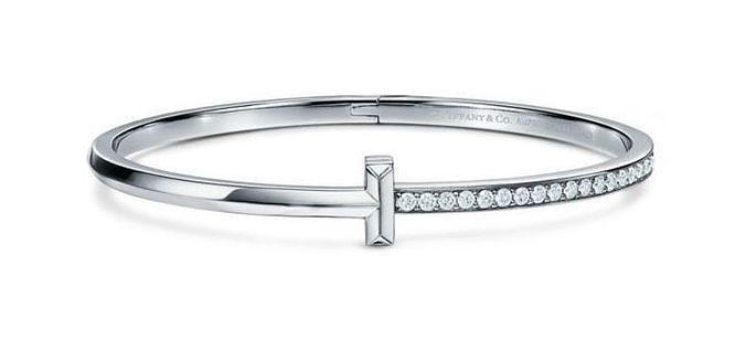 t1 étroit diamant articulé bracelet bijoux or bijou Bangel verrouillage tiffany bracelets 3d print model - Mito3D