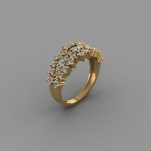 t224 diamante anillo anillos collar joyería joya gemas Moda oro diseño plata elegante brillante pulsera arete colgante pendiente zafiro mujer Boda esposas 3d print model - Mito3D