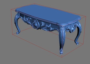 table house leg cnc 3d models mill furniture 3d print model - Mito3D