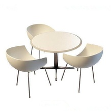 mesa silla combinación café tienda moderno casa mueble 3d print model - Mito3D
