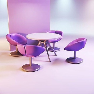 table chairs 3d printed stl files gabby dollhouse toy lol store doll house furniture miniature diy barbie modern set american chair dolls bjd tiny hobby 3d print model - Mito3D
