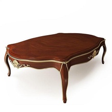 mesa clásico 5 mueble antiguo tapicería madera cuero retro Arte diseño elegante Moda comodidad ilustración calzado cubrir desenvuelto científico química casa 3d print model - Mito3D