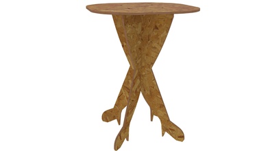 mesa de router cnc corte por láser casa dxf dwg osb la madera contrachapada muebles ecologic los planes vector vectores el bogotá tabla piernas fresco loft 3d print model - Mito3D