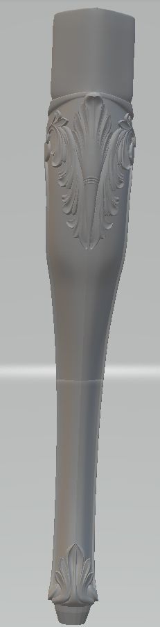 masa ayağı sanat cnc maya zbrush mobilya bacak heykeller 3D print model - Mito3D