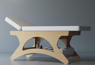 tavolo massaggio bellezza salone estetica legna mobilia cosmetico trattamento spa medicinale casa 3d print model - Mito3D