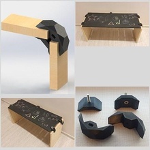 masa binmek odun iş karton iç çağdaş 3d baskı priz baş havşa başlı vidalar altıgen fındık malzeme destekler ev mobilya 3d print model - Mito3D