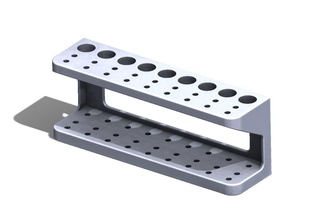 table outil organisateur grille équipement bureau technologie industriel ingénierie pièces contenu utilisateur loisir DIY main outils 3d print model - Mito3D