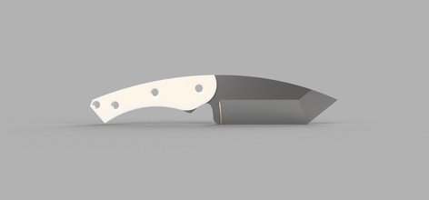 taktik tanto bıçaklar bıçak ağzı silahlar stil hobi kendin yap el araçlar 3d print model - Mito3D