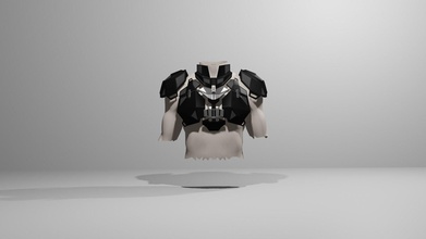 táctico chaleco 3d futurista robot tecnología mecánico hombre pasatiempo bricolaje diy partes airsoft armadura 3d print model - Mito3D