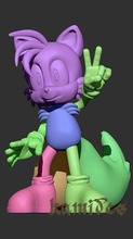 tails victory pose sonic figure cartoon sega hobby diy 3d print model - Mito3D