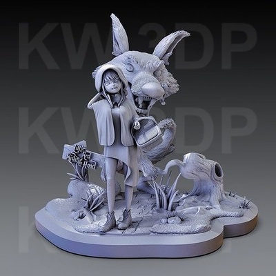 tale base fairy fantasy character cartoon girl movie game art sculptures 3d print model - Mito3D