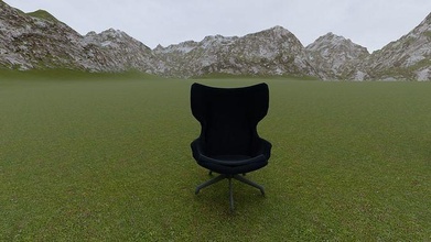 parlant siège chaise meubles restaurant cuisine architectural textile fauteuil maison 3d print model - Mito3D