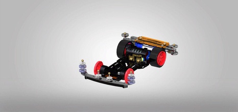tamiya mini 4wd rennen wagen design reifen rad mini4wd hobby diy karikatur elektronisch rc roboter elektronik 3d print model - Mito3D