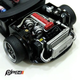tamiya gemello turbo impostato toyota macchina jdm Giappone 3dmodel kit 2jz veloce sport motore deriva gara trascinare passatempo settore automobilistico Fai 3d print model - Mito3D