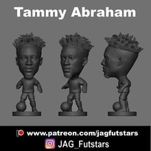 tammy Abraão futebol stl Chelsea Bristol cidade aston villa Roma jogos brinquedos 3d print model - Mito3D