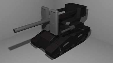 tanque of futuro jogos brinquedos acessórios 3d print model - Mito3D