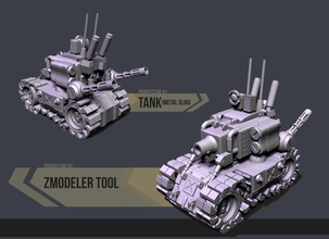 tanque metal lesma máquina militares veículo aço exército equipamento tecnologia print3d jogos brinquedos 3d print model - Mito3D