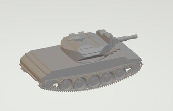 Panzer stl Tanker Wut Krieg Spiele Spielzeuge 3d print model - Mito3D