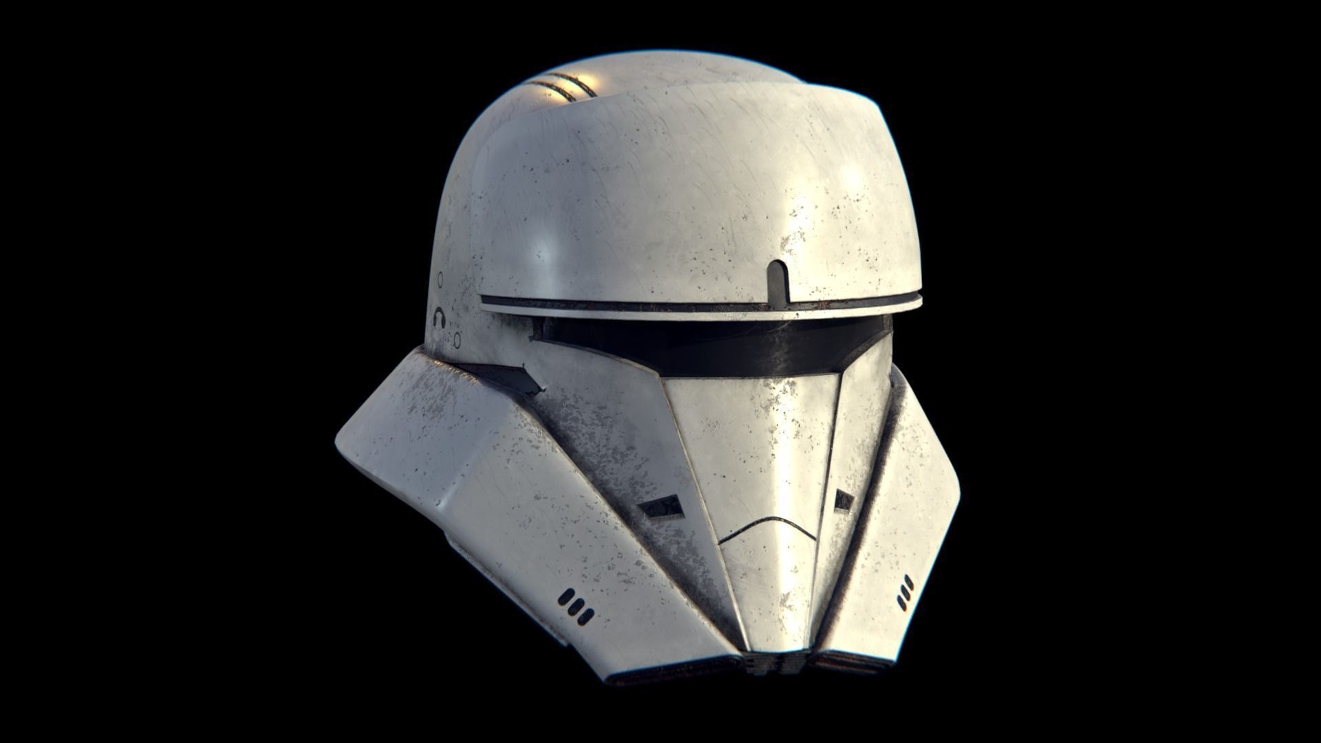tank trooper helmet star wars rogue armor starwars prop props cosplay 3d 3dprinting stl 3dmodel games toys 3D print model - Mito3D