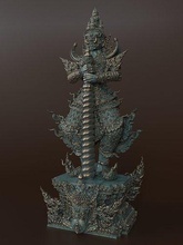 tao wessuwan vol-02 thai art 3d print model ancient old tree antique traditional decoration isolate christmas chocolate forest nature bark stone vanilla retro hobby diy 3d print model - Mito3D