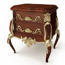 grifo clásico mueble antiguo tapicería madera elegante lujo retro florido victoriano Arte Clásico diseño bronce barroco cuero decoración estilo casa 3d print model - Mito3D