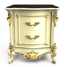 dokunmak klasik 2 mobilya Antik döşeme Odun zarif lüks retro süslü altın nostaljik barok Viktorya dönemi konteyner dekorasyon Sanat yaldızlı hazine servet ev 3d print model - Mito3D