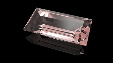 tappered baguette forma de la gema joyería belleza brillante el diamante esmeralda ruby moda gem lujo precioso imprimible anillo corte estándar stp oro plata otros 3d print model - Mito3D