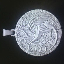 targaryen pendant gameoftrones jewelry art silver pendants 3d print model - Mito3D