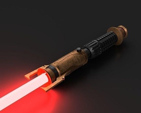 evento malicos mago sable luz Jedi caído orden 3d impresión estrella guerras láser espada empuñadura chasis ciencia ficción juegos 3d print model - Mito3D