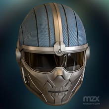 taskmaster helmet wearable model 3d-printing armor mask task master black widow blackwidow games toys 3d print model - Mito3D