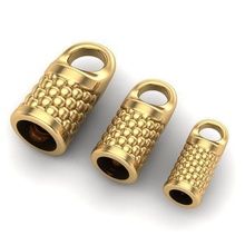 Quaste-caps Schmuck tesselcaps bracelettesselcaps gold Silber Juwel - Armband Leder andere Armbänder 3d print model - Mito3D