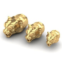 Quaste-caps Schmuck tesselcaps bracelettesselcaps gold Silber Juwel - Armband Leder andere 3d print model - Mito3D