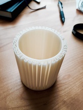 tau cup house mug pen holder pi math art home decor 3d print model - Mito3D