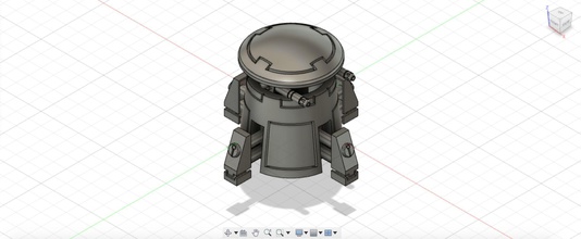 tau sentinelle tourelle plasma fusil marteau guerre 40k espace marin impérial garde imperium empereur futur jeux jouets planche 3d print model - Mito3D