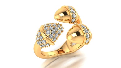 tazzarine diamond ring model 4 jewelry jewellery stones gem brilliant platinum gold silver cad white engagement wedding jewel luxury fashion printable rings 3d print model - Mito3D