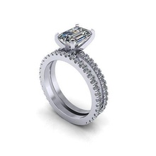tba scott diamant ring juwel engagement hochzeit schmuck silber gold engagem mode sterling anhänger halskette schönheit ohrringe ringe 3d print model - Mito3D