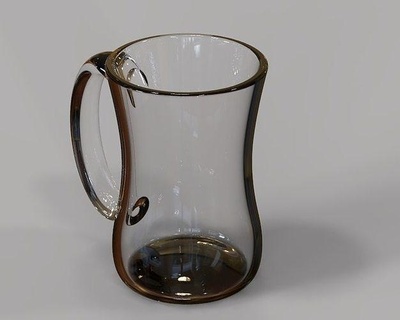 tea cup coffee glass mug pot small ceramic tableware houseware porcelain house accessories 3d print model - Mito3D