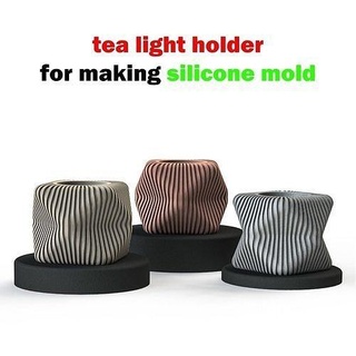 tea light holder making silicone mold 3dprint stlfile candle craft handmade 3ddesign 3dprinter concrete hobby diy hand tools 3d print model - Mito3D