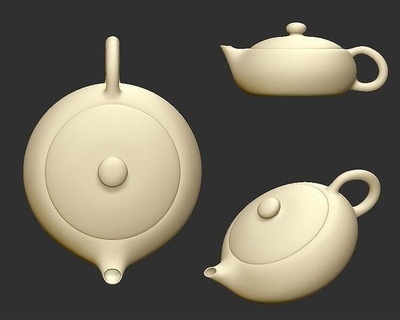 teaport chinese japan decoration statue sculpture ornament teakettle printable highpoly house kitchen dining 3d print model - Mito3D