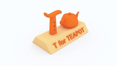 teapot model kids learning education educational english toy product alphabetical plastic business games toys 3d print model - Mito3D
