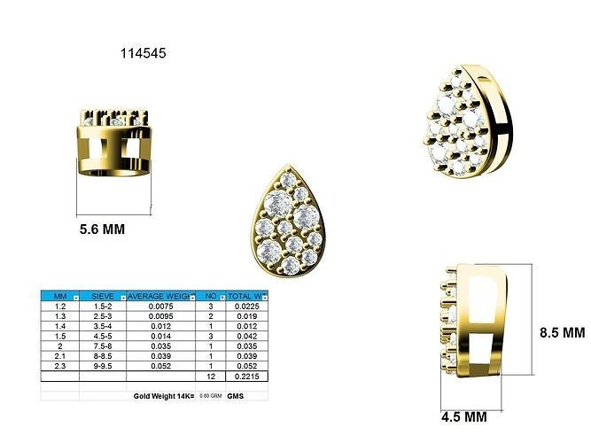 lacrima forma 3dm stl jcd render dettagli pendente collana gioielleria diamante argento oro fantasia moda donne nozze Fidanzamento ragazze regalo ciondoli 3D print model - Mito3D