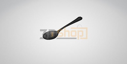 teaspoon - kitchen tool equipment 3dscan 3d print spoon tea houseware kitchenware dish cookware food house dining 3d print model - Mito3D