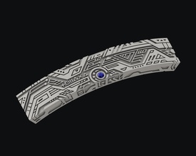techno stile braccialetto gioielli di gomma bracciali 3d print model - Mito3D