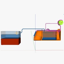 tecs steam 2 thermal energy conversion system tesla turbine spiral pump hobby diy mechanical parts 3d print model - Mito3D