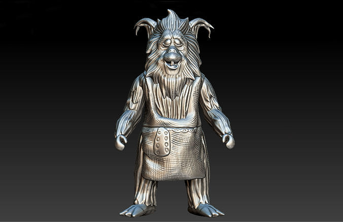 cocher ewok endor 3 pouce guerres étoiles ewoks Jeux jouets 3D print model - Mito3D