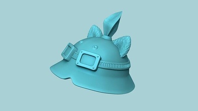 teemo casque stl cosplay porte clés ligue of légendes lol chapeau casquette tête accessoire pendentif miniature créatif impression imprimante imprimable personnage cosplayeur art 3d print model - Mito3D