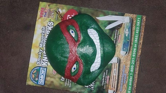 Adolescente mutante ninja tortugas máscara tmnt arte fan cómic Arte esculturas 3d print model - Mito3D