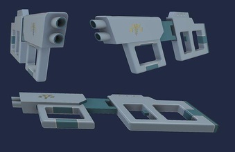 cuidar smd médico rifle Estrela caminhada decks ower suporte réplica desenho animado stld passatempo faça 3d print model - Mito3D
